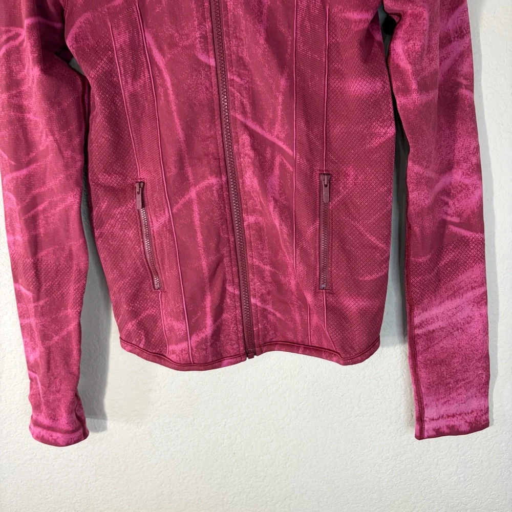 Lululemon‎ Womens Sz 4 Ebb to Street Define Jacket Chianti Red Outdoor Gym Comfy